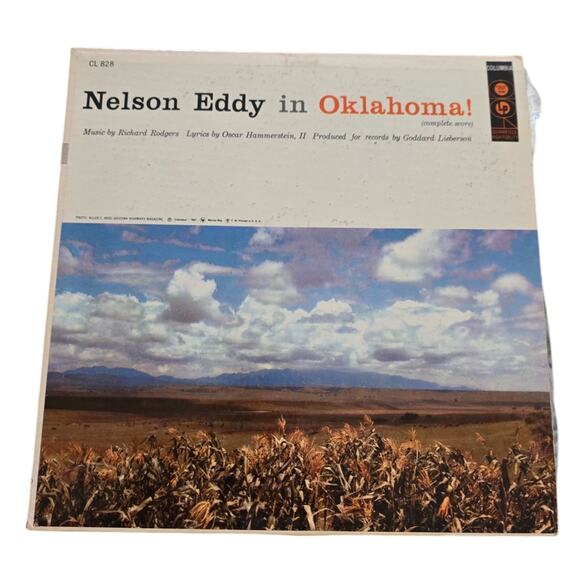 Nelson Eddy in Oklahoma LP record, Mono Columbia 6-eye record, 1956 - Picture 1 of 3